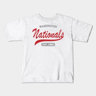 Washington Nationals Classic Style Kids T-Shirt